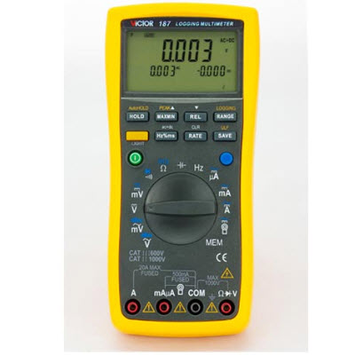記錄型真有效值數(shù)字萬用表 VICTOR 187